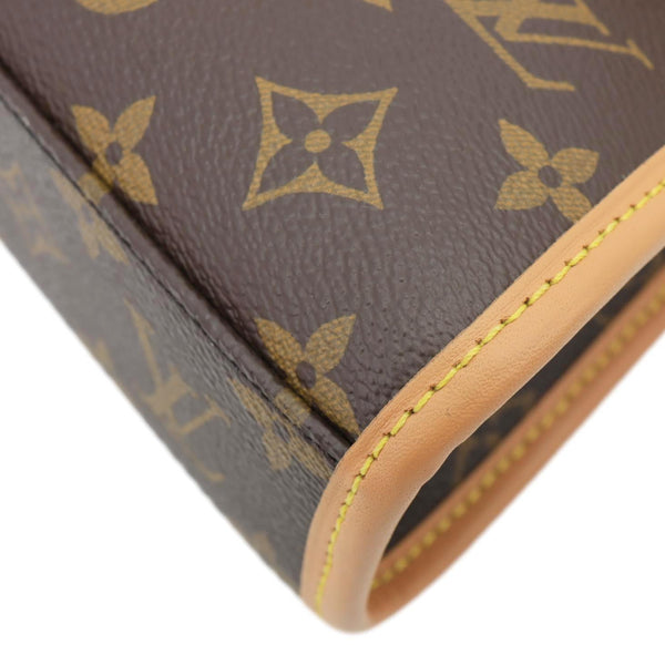 LOUIS VUITTON Ivy Monogram Canvas Crossbody Bag Brown