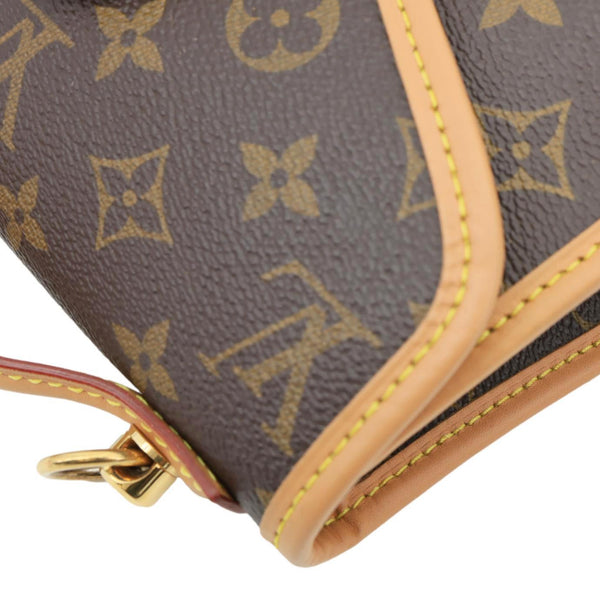 LOUIS VUITTON Ivy Monogram Canvas Crossbody Bag Brown
