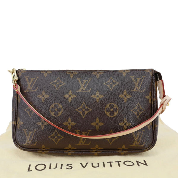 LOUIS VUITTON Pochette Accessoires Monogram Canvas Pouch Brown