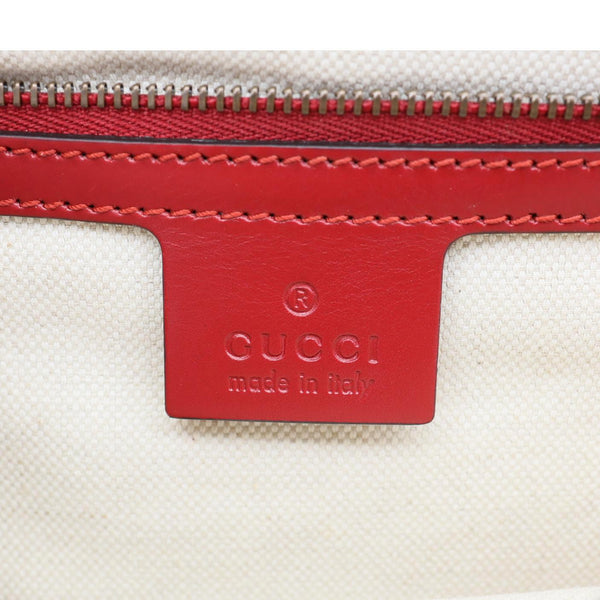 GUCCI GG Marmont Knight Medium Calfskin Leather Chain Shoulder Bag Red 431777