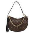 LOUIS VUITTON Cookie BB Monogram Canvas Hobo Bag Brown