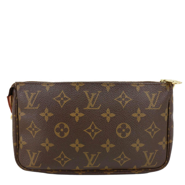 LOUIS VUITTON Pochette Accessoires Monogram Canvas Pouch Brown