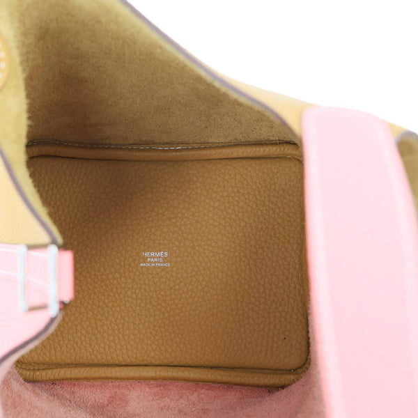 HERMES Picotin Lock 18 Taurillon Clemence Leather Hobo Bag Multicolor