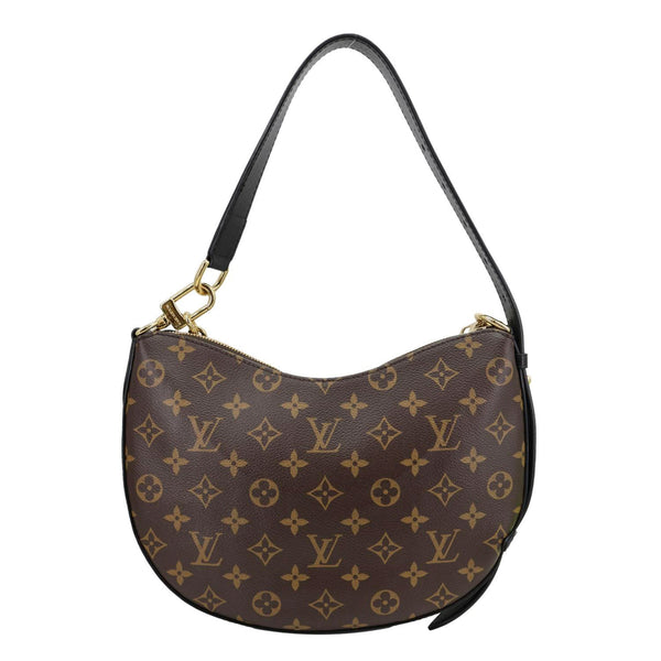 LOUIS VUITTON Cookie BB Monogram Canvas Hobo Bag Brown