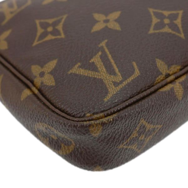 LOUIS VUITTON Pochette Accessoires Monogram Canvas Pouch Brown