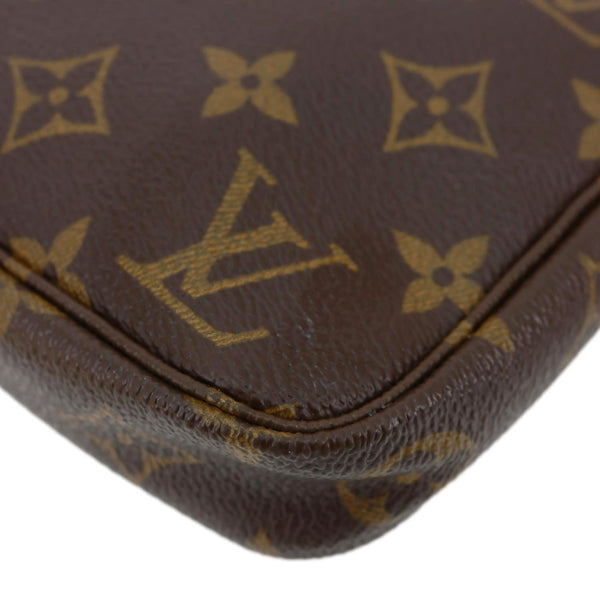 LOUIS VUITTON Pochette Accessoires Monogram Canvas Pouch Brown