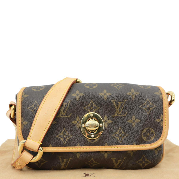 LOUIS VUITTON Tikal PM Monogram Canvas Shoulder Bag Brown