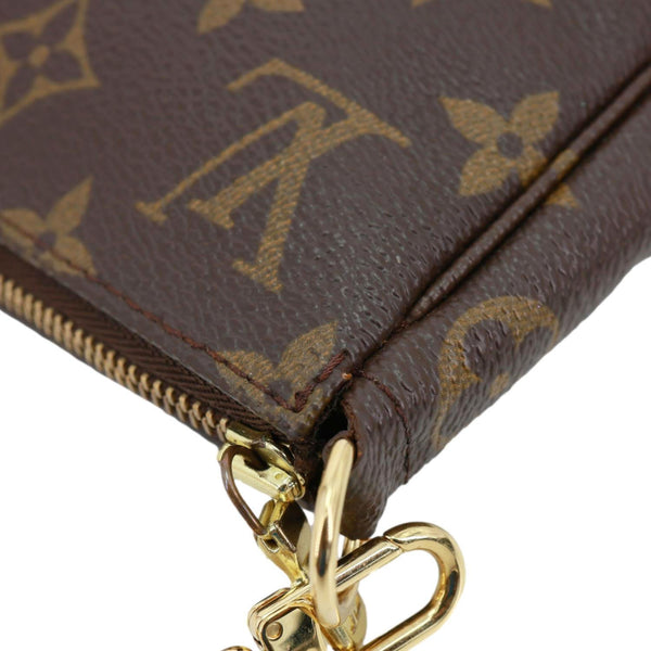 LOUIS VUITTON Pochette Accessoires Monogram Canvas Pouch Brown