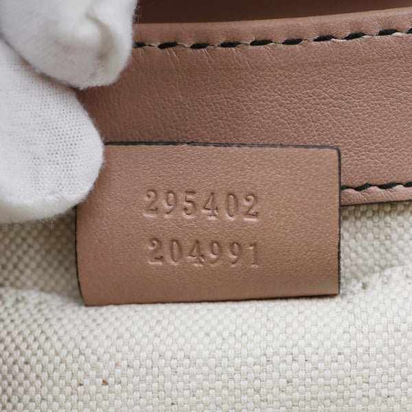 GUCCI Emily Medium Leather Chain Shoulder Bag Pink 295402