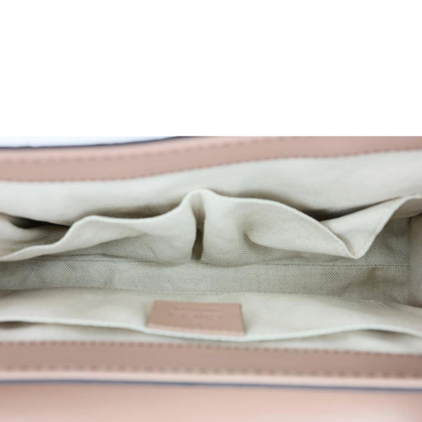 GUCCI Emily Medium Leather Chain Shoulder Bag Pink 295402