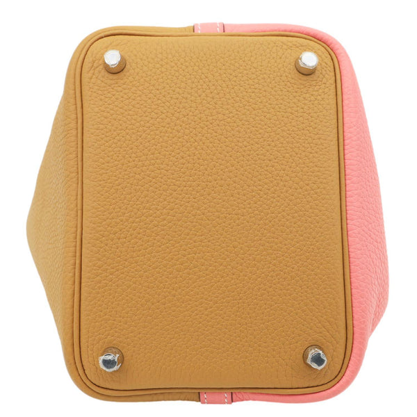 HERMES Picotin Lock 18 Taurillon Clemence Leather Hobo Bag Multicolor