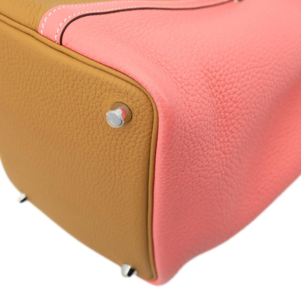 HERMES Picotin Lock 18 Taurillon Clemence Leather Hobo Bag Multicolor