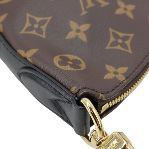 LOUIS VUITTON Cookie BB Monogram Canvas Hobo Bag Brown