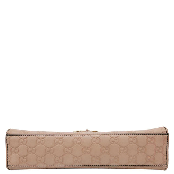 GUCCI Emily Medium Leather Chain Shoulder Bag Pink 295402