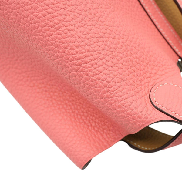 HERMES Picotin Lock 18 Taurillon Clemence Leather Hobo Bag Multicolor