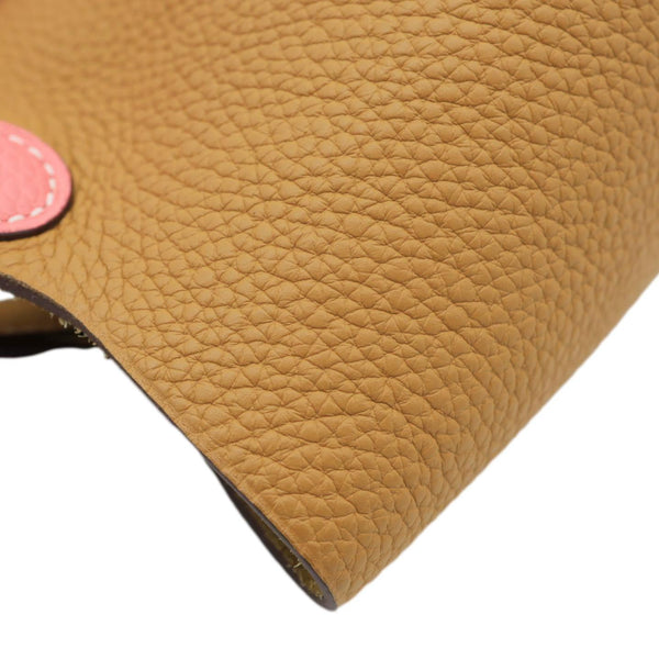 HERMES Picotin Lock 18 Taurillon Clemence Leather Hobo Bag Multicolor