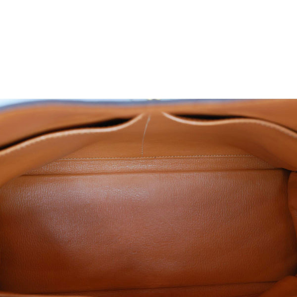 HERMES Kelly 32 Togo Leather Tote Shoulder Bag Orange
