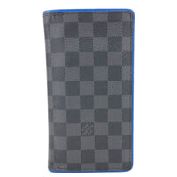 LOUIS VUITTON Brazza Damier Graphite Bifold Wallet Black