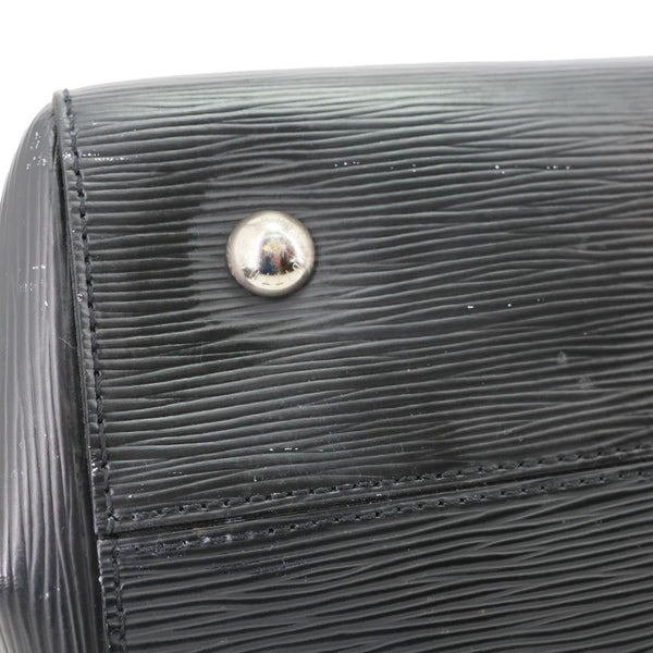 LOUIS VUITTON Marly MM Epi Leather Shoulder Bag Black