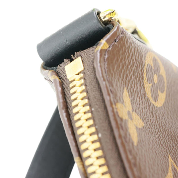 LOUIS VUITTON Cookie BB Monogram Canvas Hobo Bag Brown