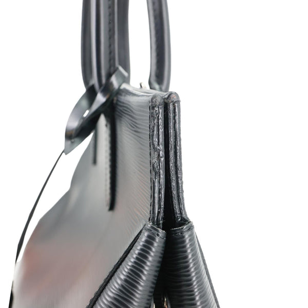 LOUIS VUITTON Marly MM Epi Leather Shoulder Bag Black
