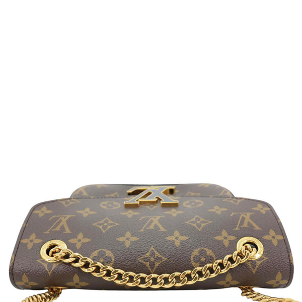 LOUIS VUITTON Passy Monogram Canvas Shoulder Bag Brown