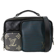 LOUIS VUITTON Multipocket Patchwork Monogram Eclipse Canvas Messenger Bag Black