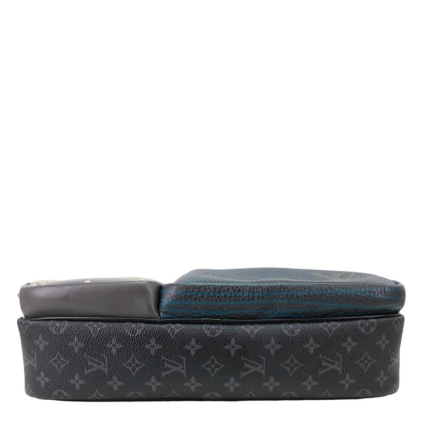 LOUIS VUITTON Multipocket Patchwork Monogram Eclipse Canvas Messenger Bag Black