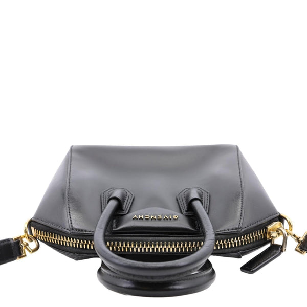 Givenchy Antigona Mini Leather Satchel Shoulder Bag Black