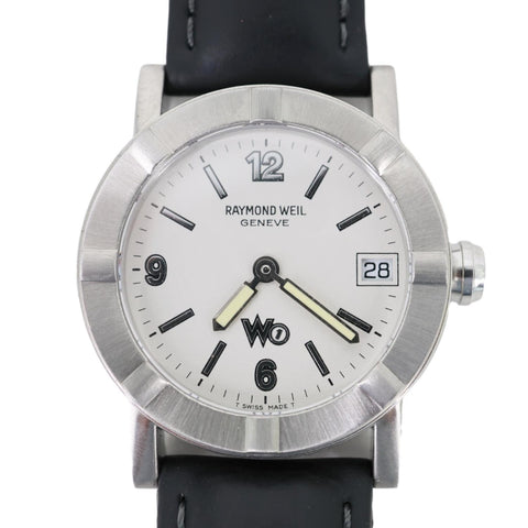 Raymond Weil Vintage W1 3030 Parsifal White Dial Women's Quartz Watch 30mm
