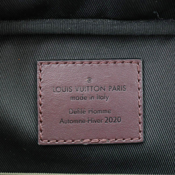 LOUIS VUITTON Multipocket Patchwork Monogram Eclipse Canvas Messenger Bag Black