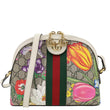 GUCCI Ophidia Flora Small Supreme Canvas Shoulder Bag Beige 499621