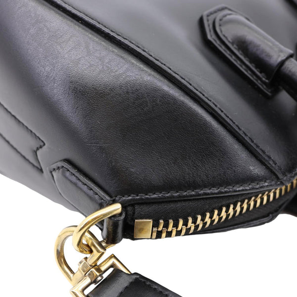 Givenchy Antigona Mini Leather Satchel Shoulder Bag Black