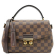 LOUIS VUITTON Croisette Damier Ebene Crossbody Bag Brown