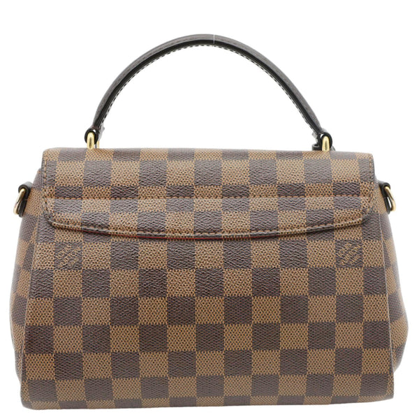 LOUIS VUITTON Croisette Damier Ebene Crossbody Bag Brown