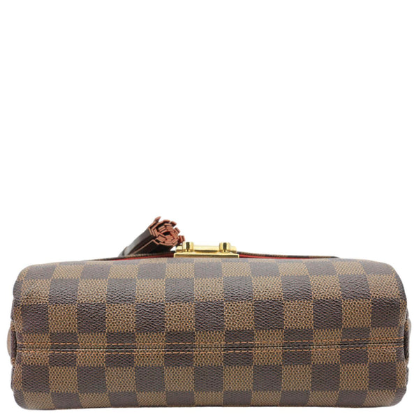 LOUIS VUITTON Croisette Damier Ebene Crossbody Bag Brown