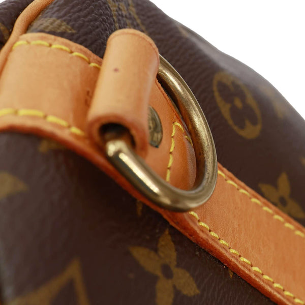 LOUIS VUITTON Keepall 55 Bandouliere Monogram Canvas Travel Bag Brown