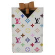 LOUIS VUITTON Miroir Mirror Monogram Multicolore Canvas Case Pouch White