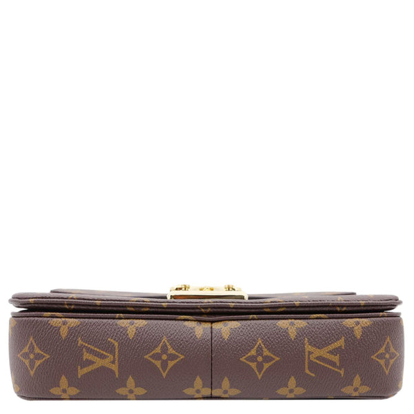 LOUIS VUITTON Marceau Monogram Canvas Chain Shoulder Bag Caramel