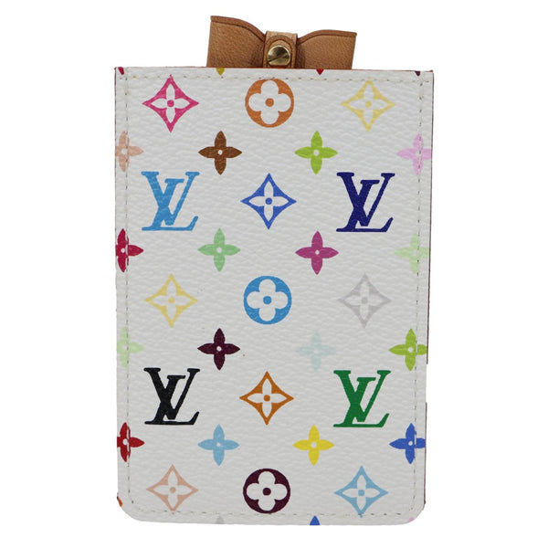 LOUIS VUITTON Miroir Mirror Monogram Multicolore Canvas Case Pouch White