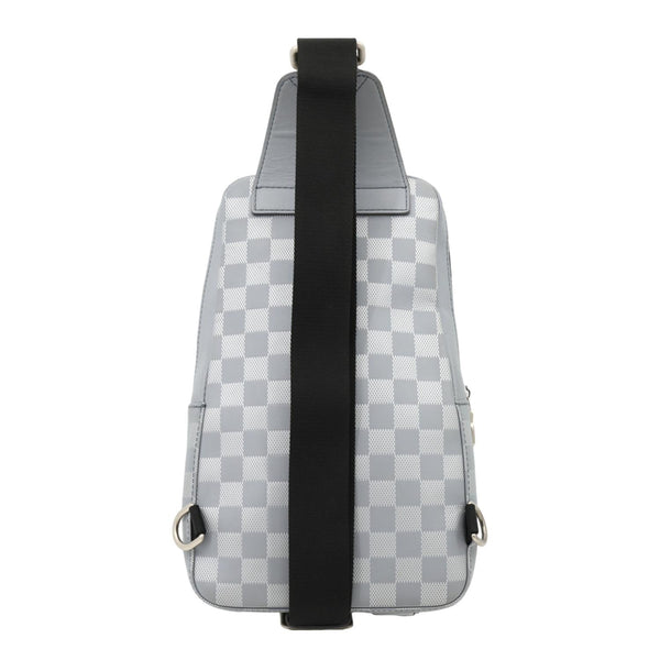 LOUIS VUITTON Avenue Sling Damier Infini Leather Backpack Bag Grey