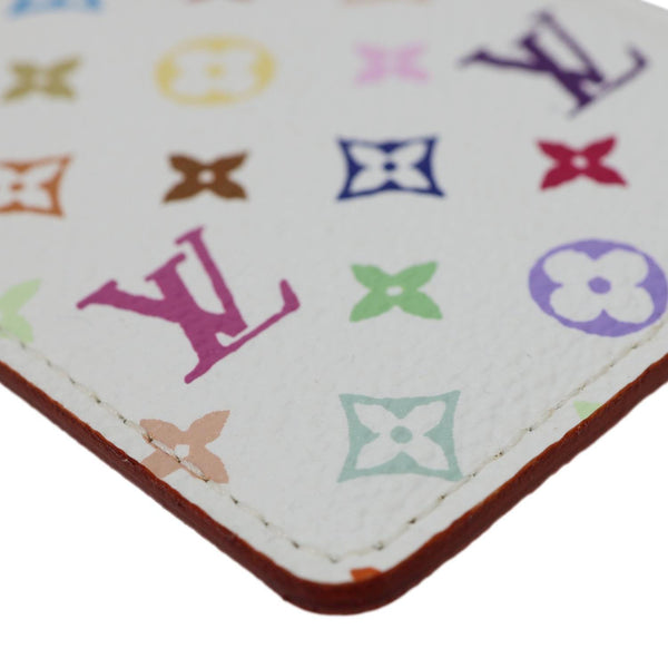 LOUIS VUITTON Miroir Mirror Monogram Multicolore Canvas Case Pouch White