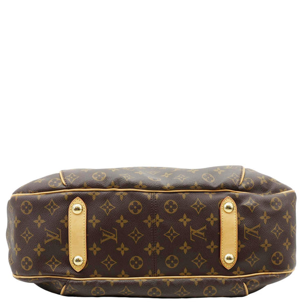 LOUIS VUITTON Galliera GM  Monogram Canvas Shoulder Bag Brown