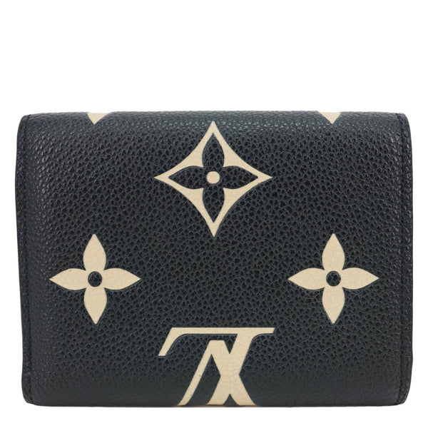 LOUIS VUITTON Victoria Monogram Empreinte Leather Wallet Bicolor