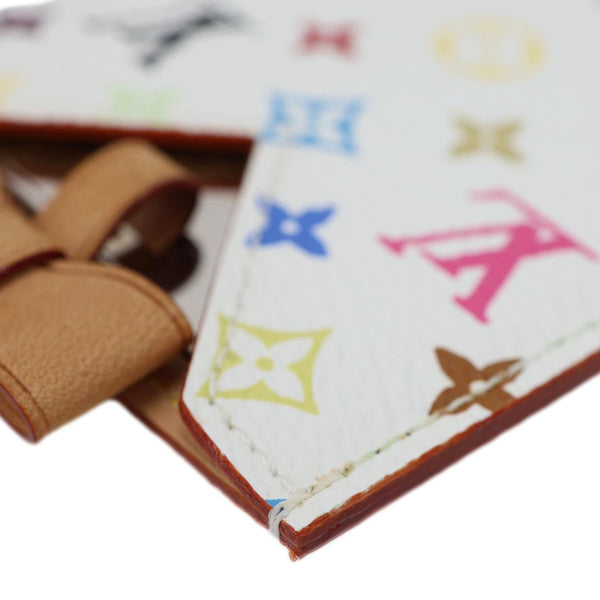 LOUIS VUITTON Miroir Mirror Monogram Multicolore Canvas Case Pouch White