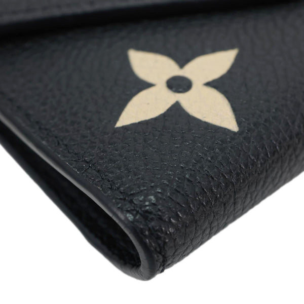 LOUIS VUITTON Victoria Monogram Empreinte Leather Wallet Bicolor