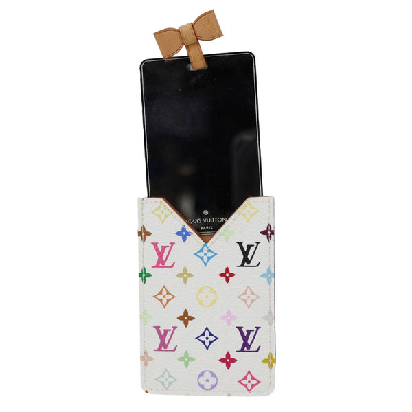 LOUIS VUITTON Miroir Mirror Monogram Multicolore Canvas Case Pouch White