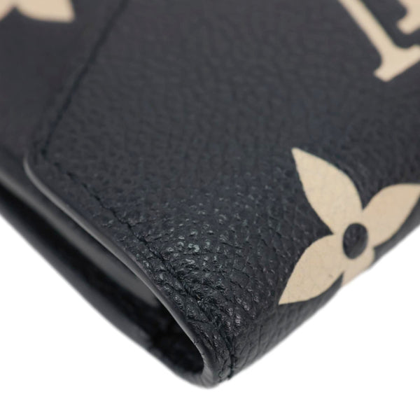 LOUIS VUITTON Victoria Monogram Empreinte Leather Wallet Bicolor