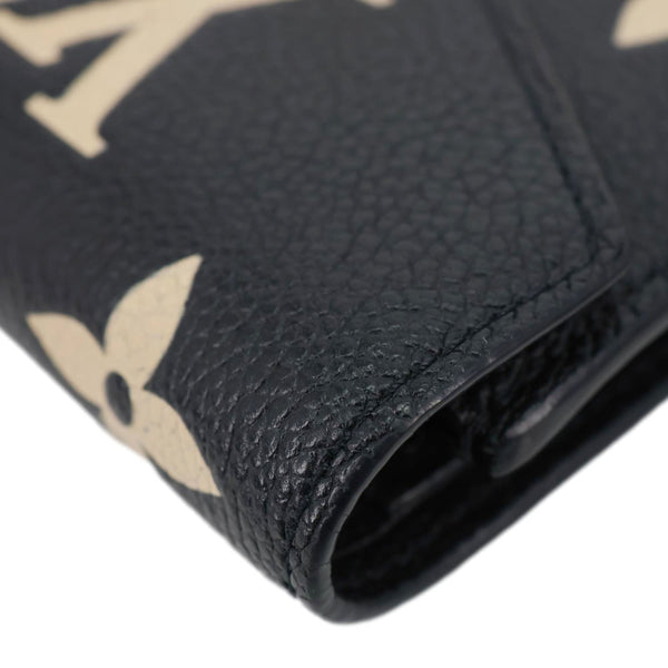 LOUIS VUITTON Victoria Monogram Empreinte Leather Wallet Bicolor
