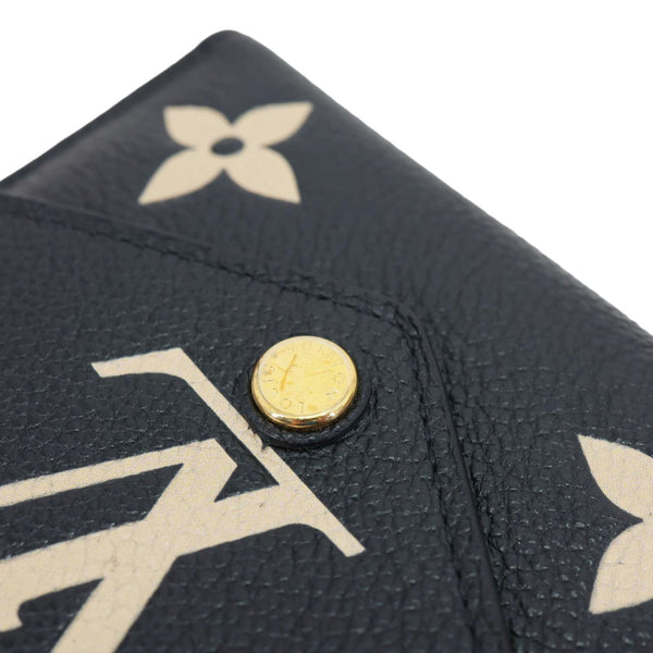 LOUIS VUITTON Victoria Monogram Empreinte Leather Wallet Bicolor
